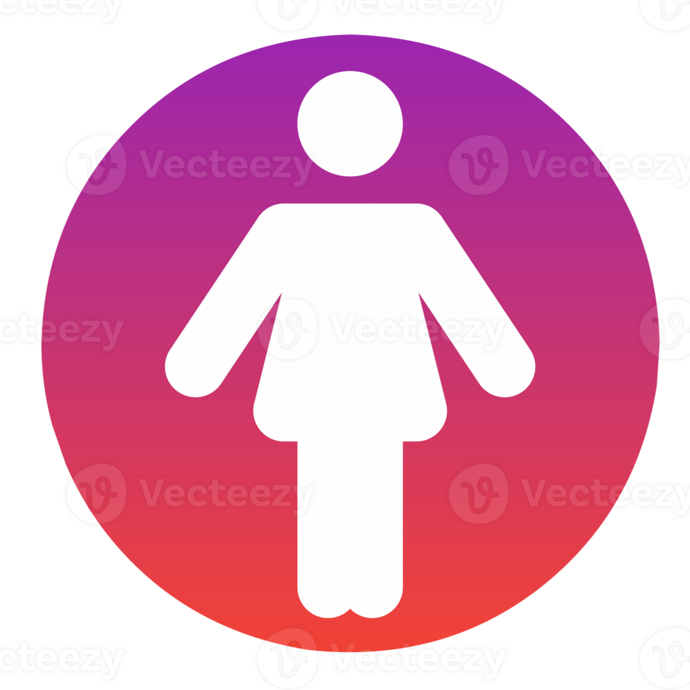 female sign, for women only icon sign 27604912 PNG