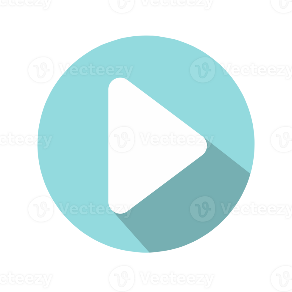 simple video play button icon png