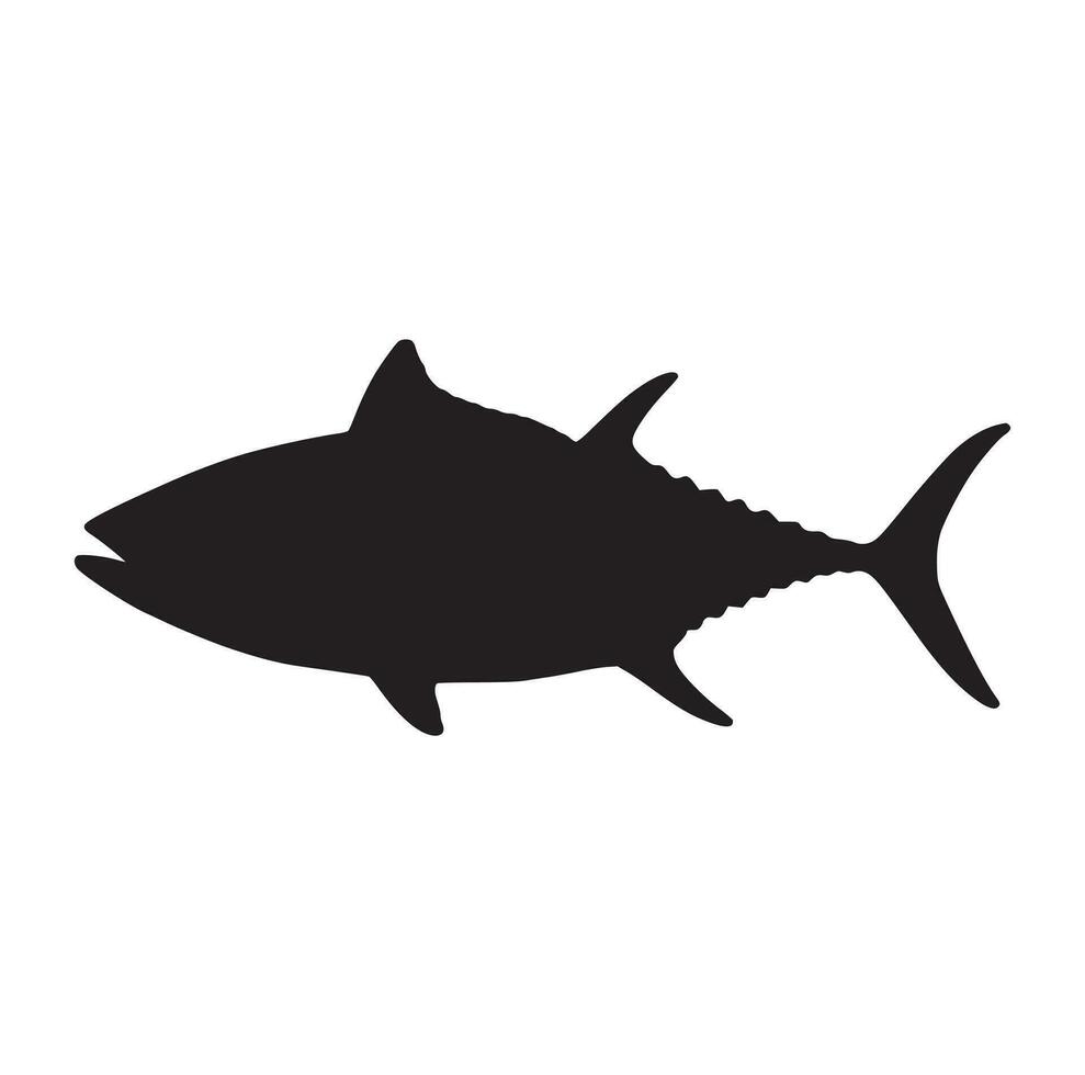 negro y blanco de bocazas bajo pescado vector