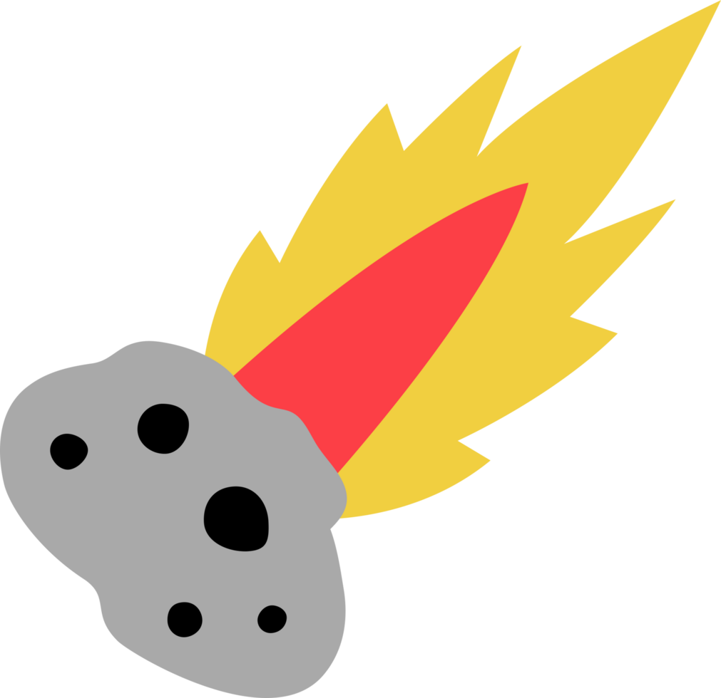 hand drawn outer space elements png