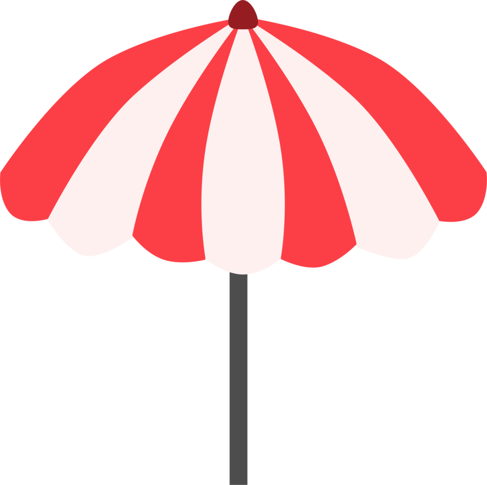 cute beach umbrella png