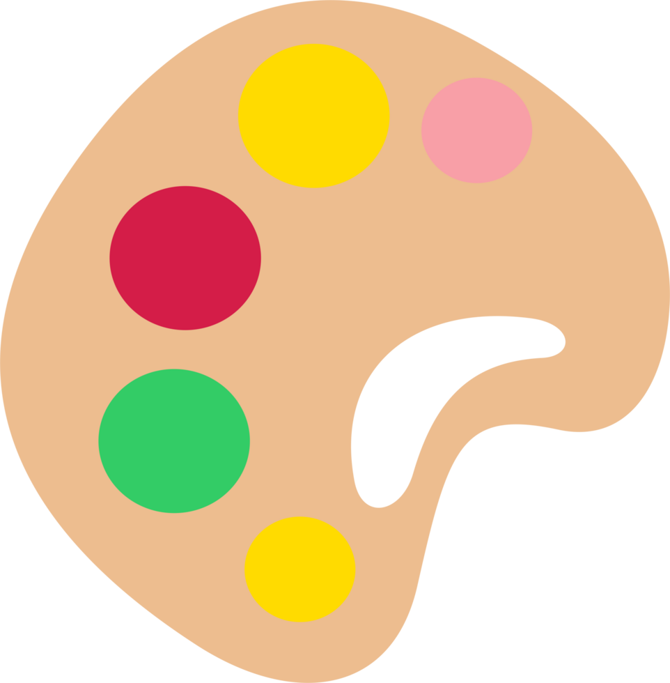 hand- getrokken pallette png