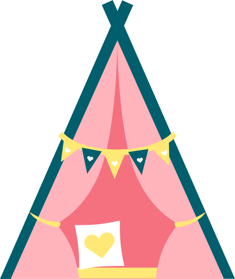 hand drawn tent png