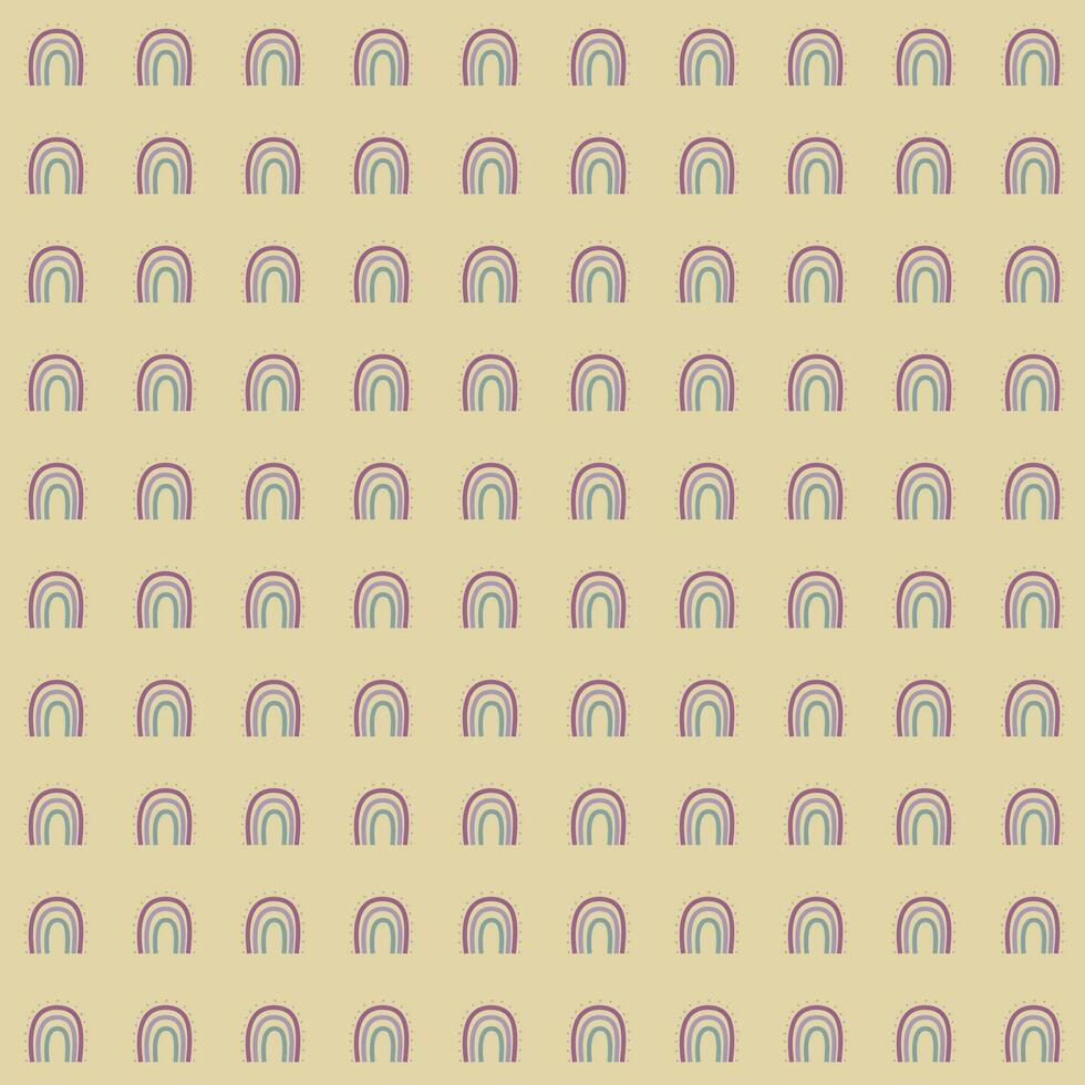 seamless pattern with shapes boho, rainbow boho background. vector
