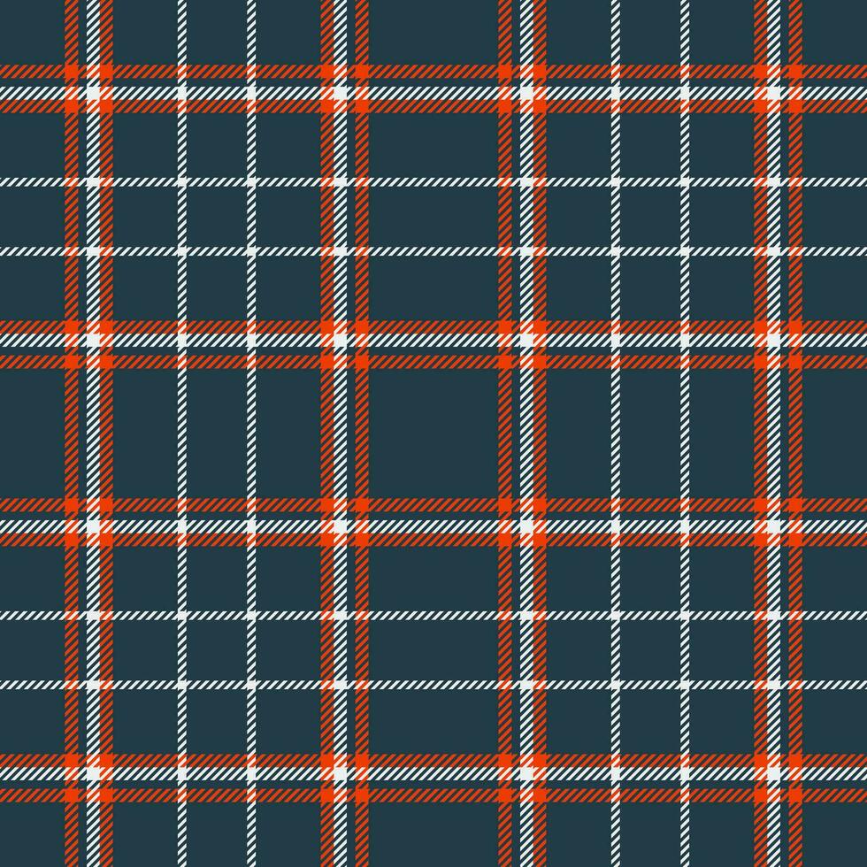 Plaid seamless pattern. Check fabric texture. Vector textile print.