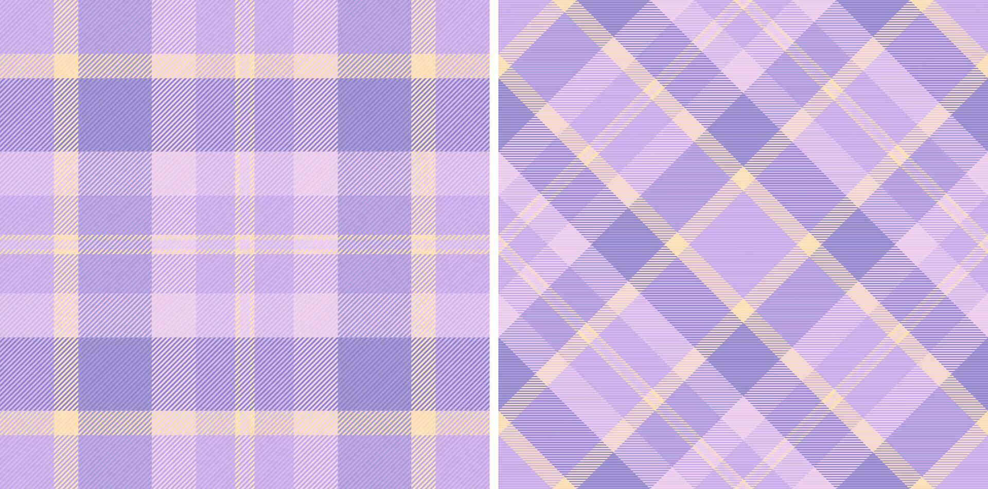 Fabric textile pattern of tartan texture seamless with a plaid check background vector. vector