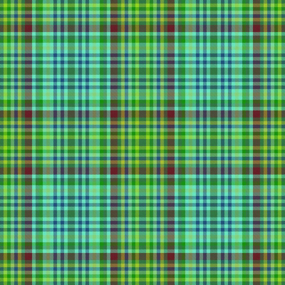 Seamless check vector of textile plaid fabric with a pattern tartan texture background.