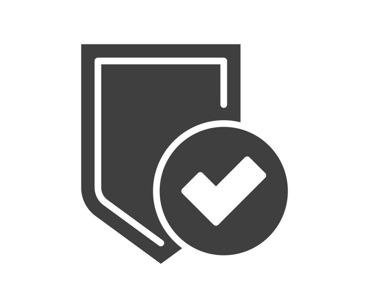 Good icon vector. Business success sign. Best quality symbol of correct, verified, certificate, approval, accepted, confirm, check mark. vector