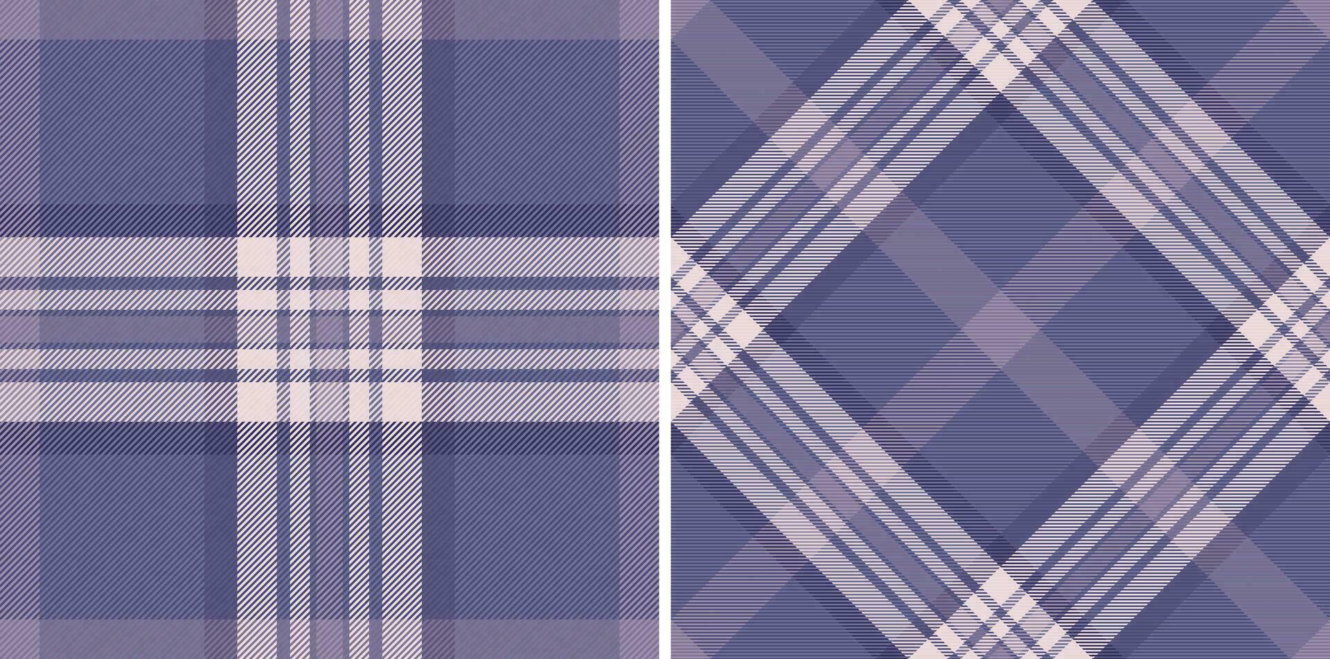 Textile vector fabric of background plaid texture with a check tartan pattern seamless.