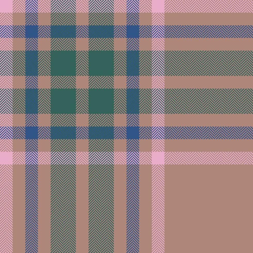 Plaid check pattern. Seamless fabric texture. Tartan textile print. vector