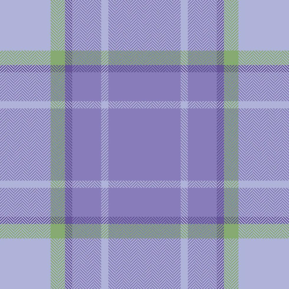 Plaid check pattern. Seamless fabric texture. Tartan textile print. vector
