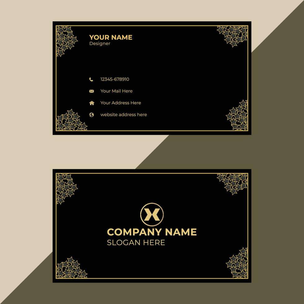 Stylish Modern Business Card vector