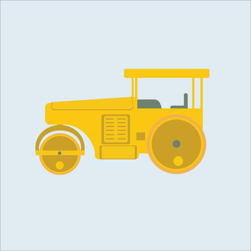 road roller vector