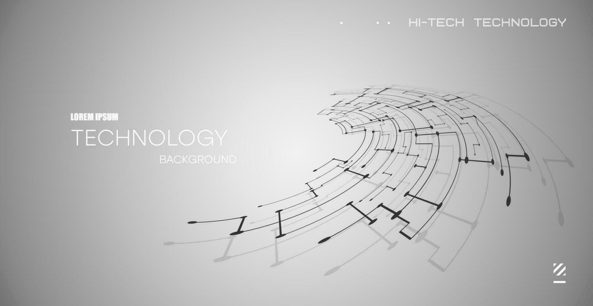 Abstract internet technology. World network connection map of the future global business. Futuristic background, high communication technology concept. vector