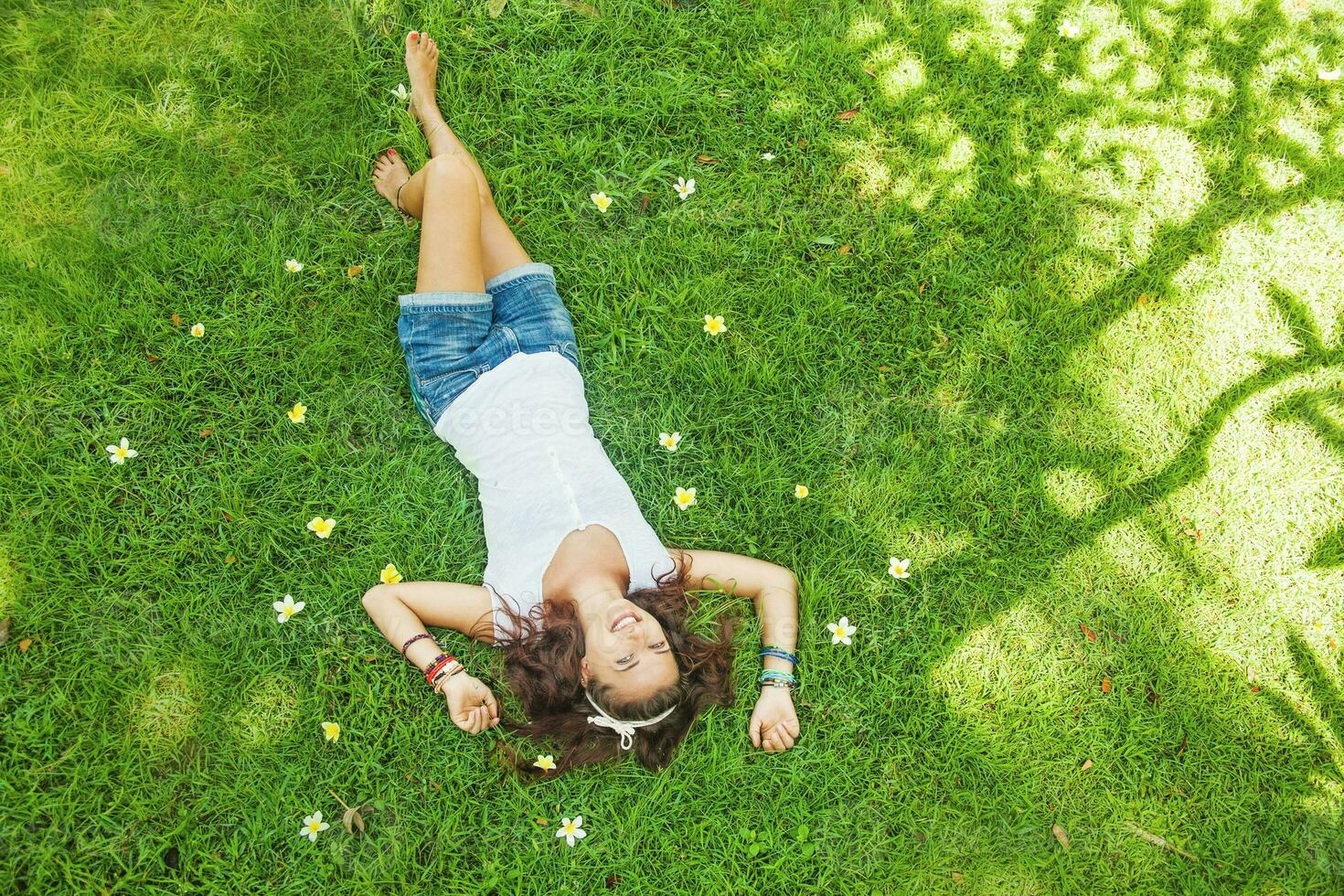 Woman at the park photo