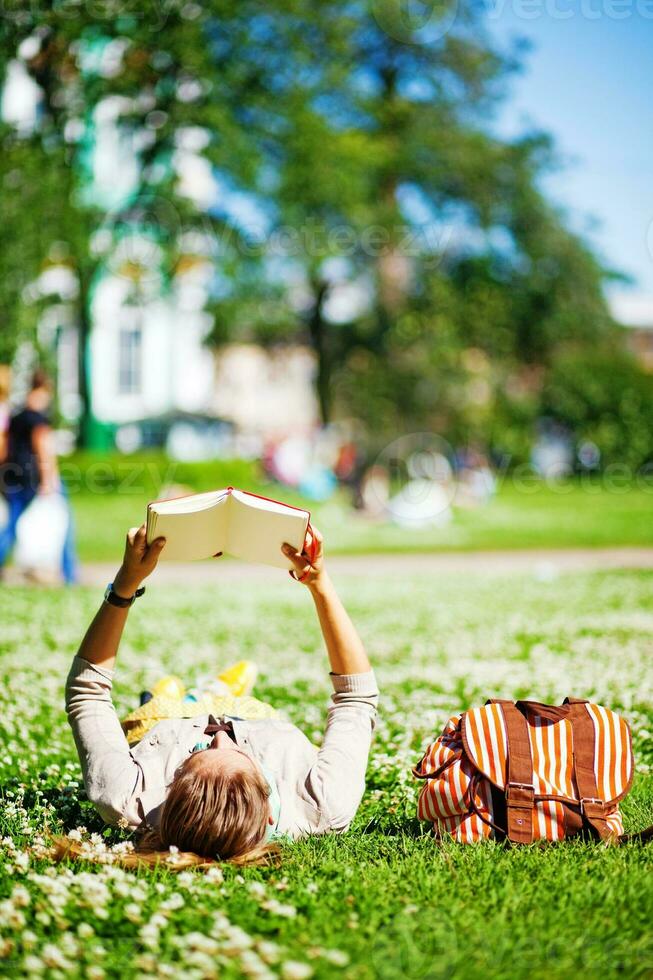 Woman at the park photo