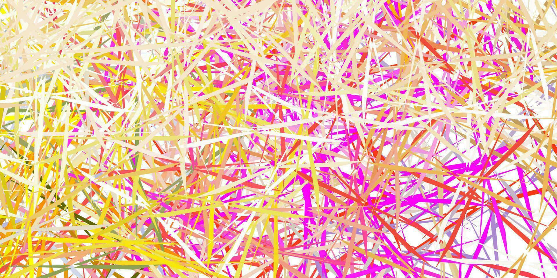 Light Multicolor vector backdrop with triangles, lines.