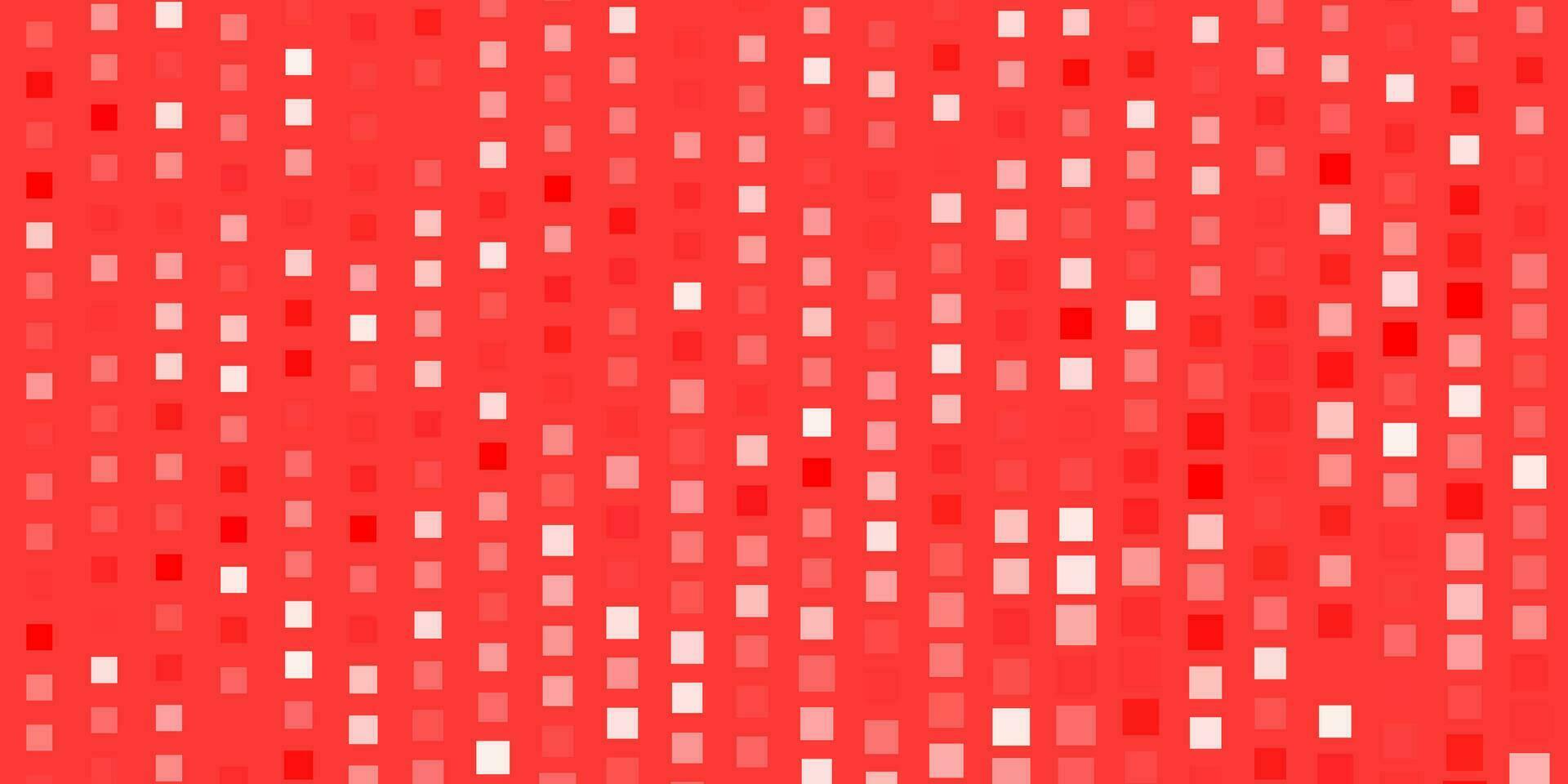 plantilla de vector rojo claro con rectángulos.