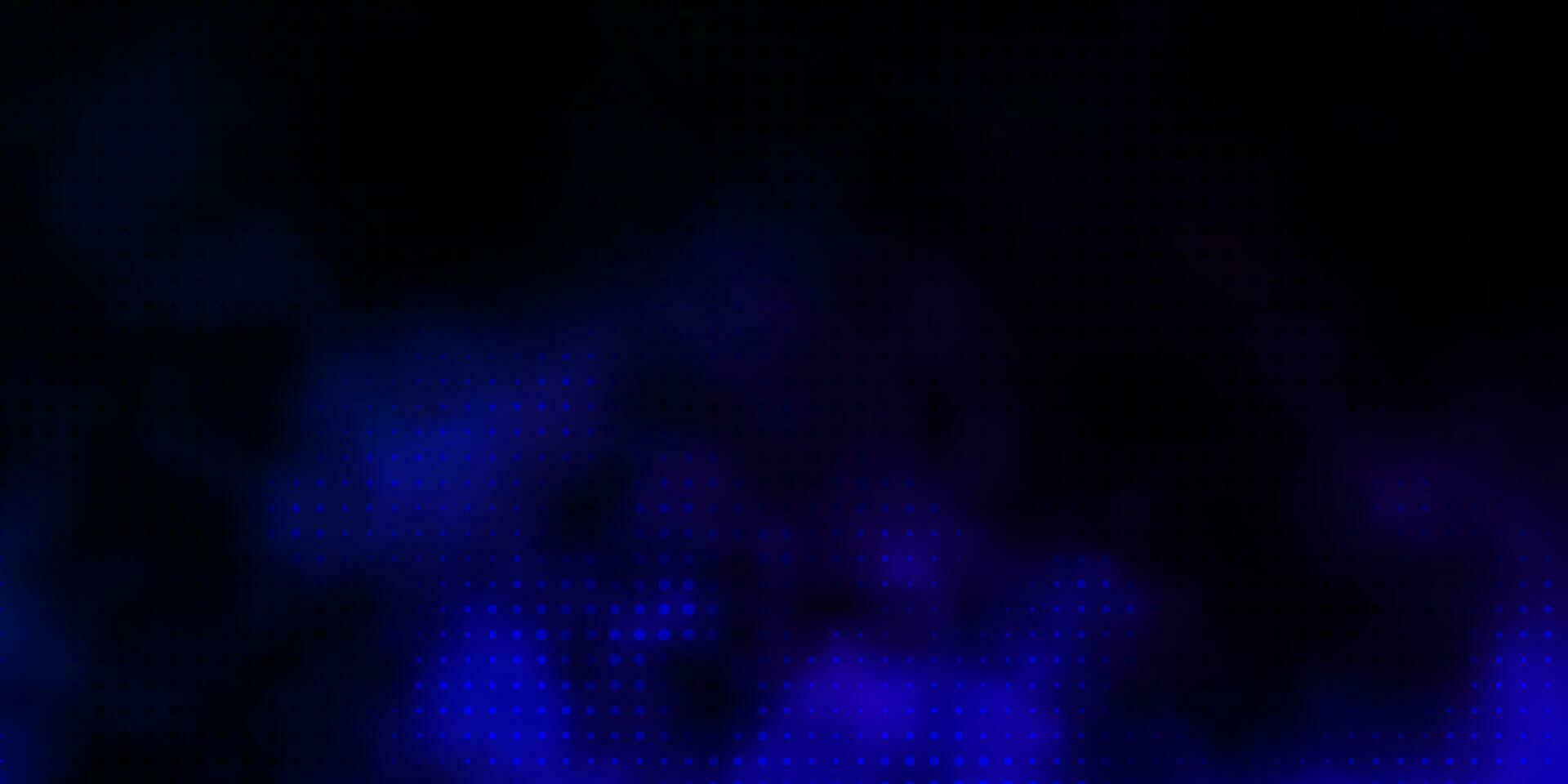 Dark BLUE vector texture with disks.