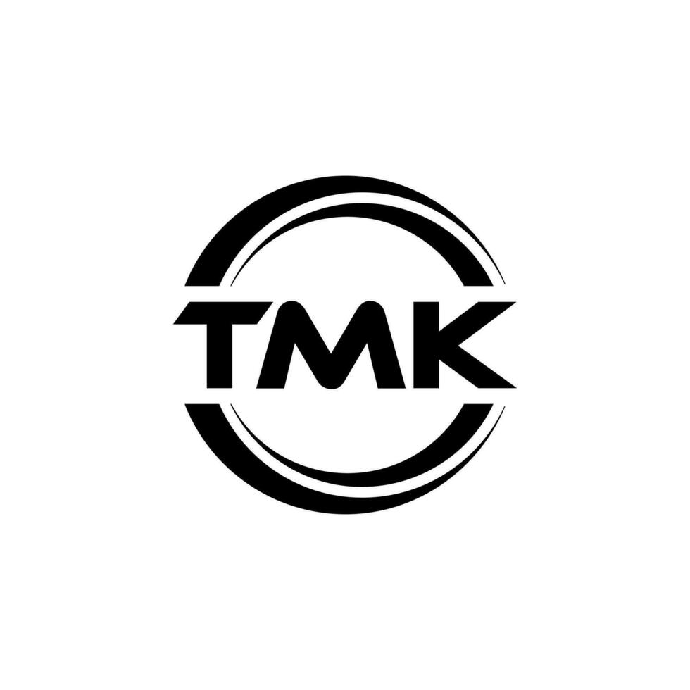 tmk logo diseño, inspiración para un único identidad. moderno elegancia y creativo diseño. filigrana tu éxito con el sorprendentes esta logo. vector