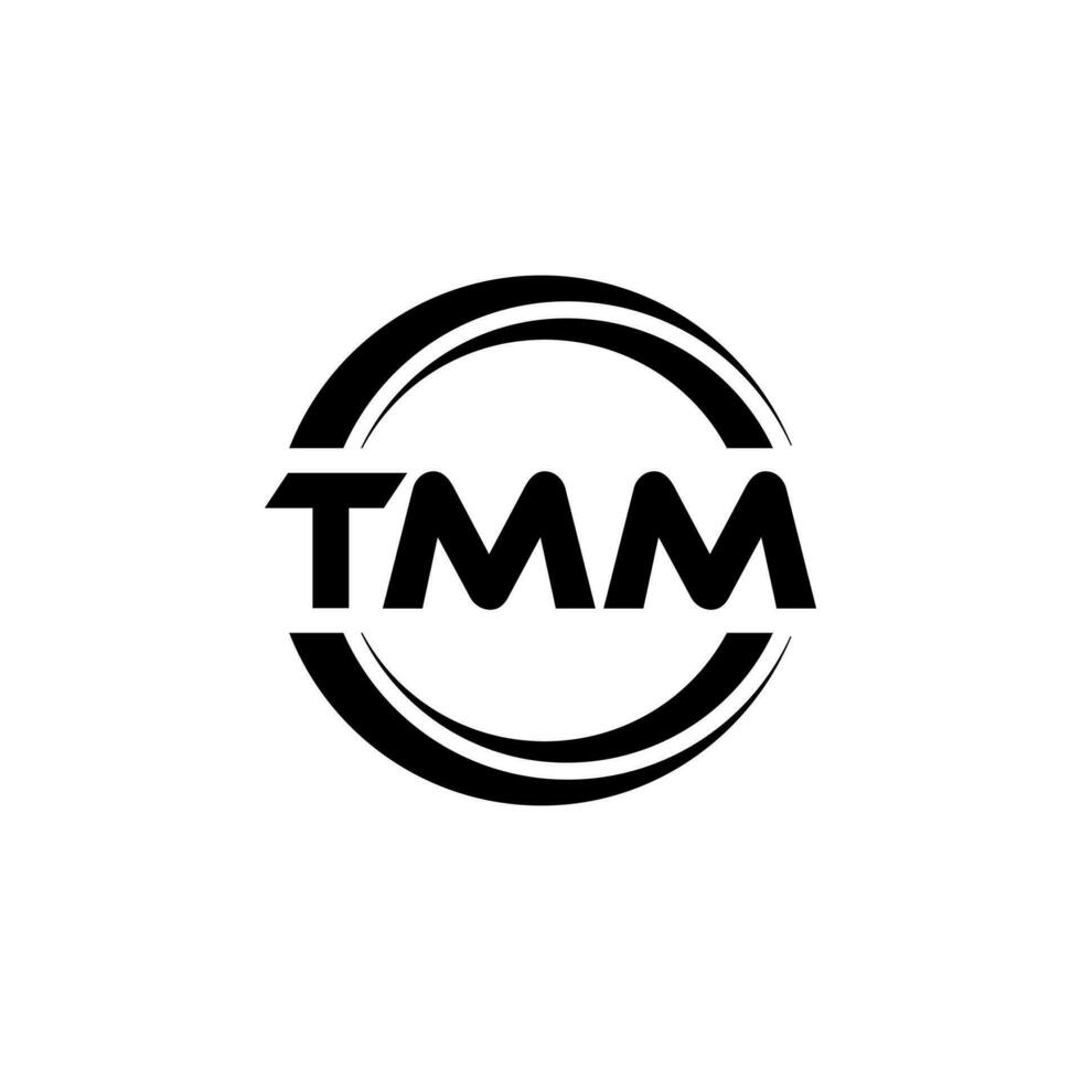 TMM Logo Design, Inspiration for a Unique Identity. Modern Elegance and Creative Design. Watermark Your Success with the Striking this Logo. vector