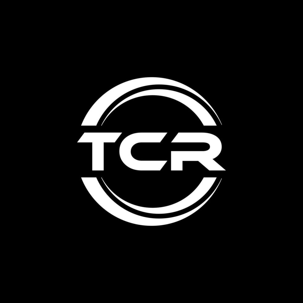 TCR Logo Design, Inspiration for a Unique Identity. Modern Elegance and Creative Design. Watermark Your Success with the Striking this Logo. vector