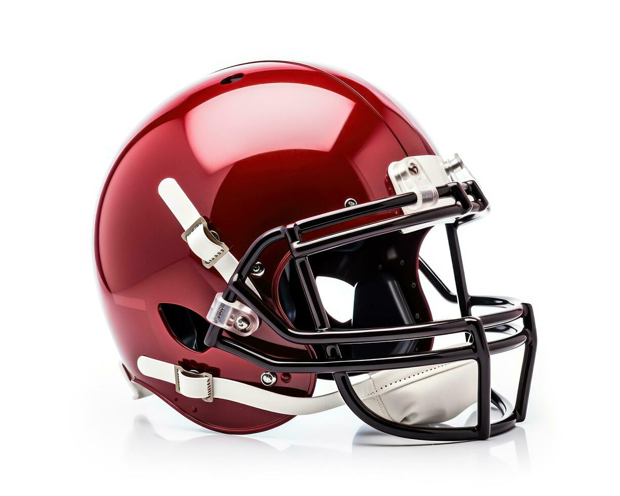 American football helmet isolated photo