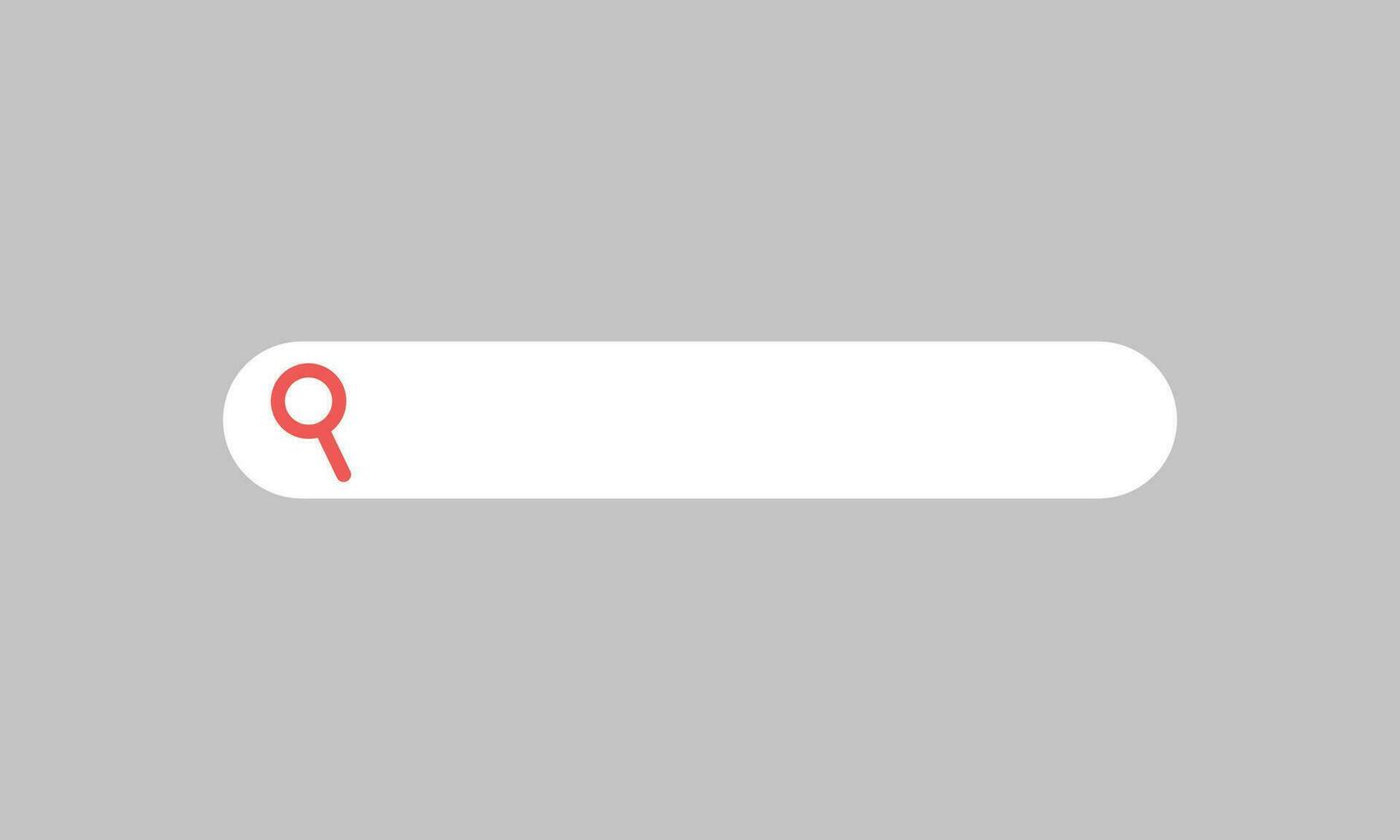Vector search bar interface for web site template modern search bar design template for user interface