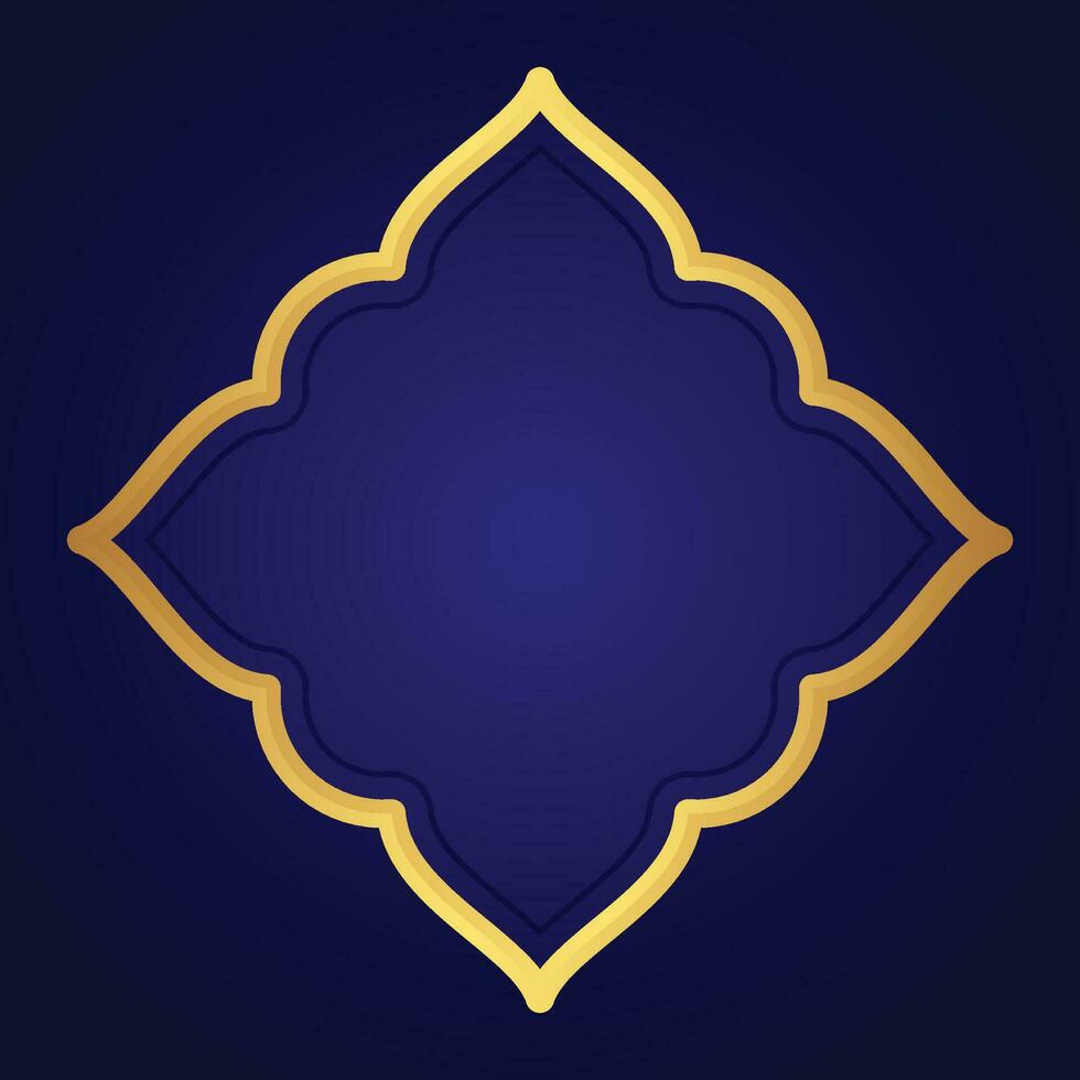 Vector elegant background with gold frame