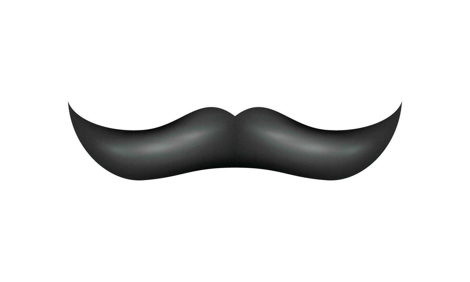 vector negro de los hombres bigotes símbolo de padres día hipster Caballero barbería