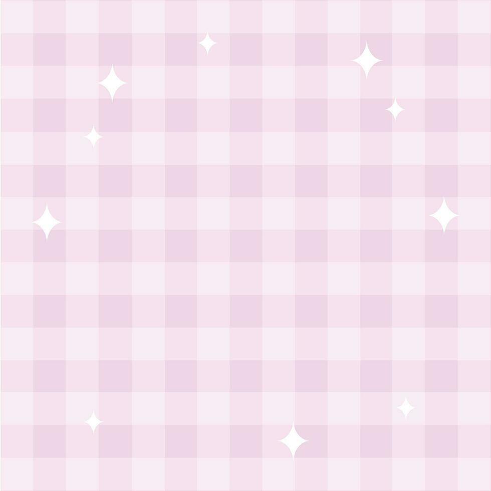 Vector cute pastel purple gingham checkers plaid aesthetic checkerboard pattern wallpaper illustration