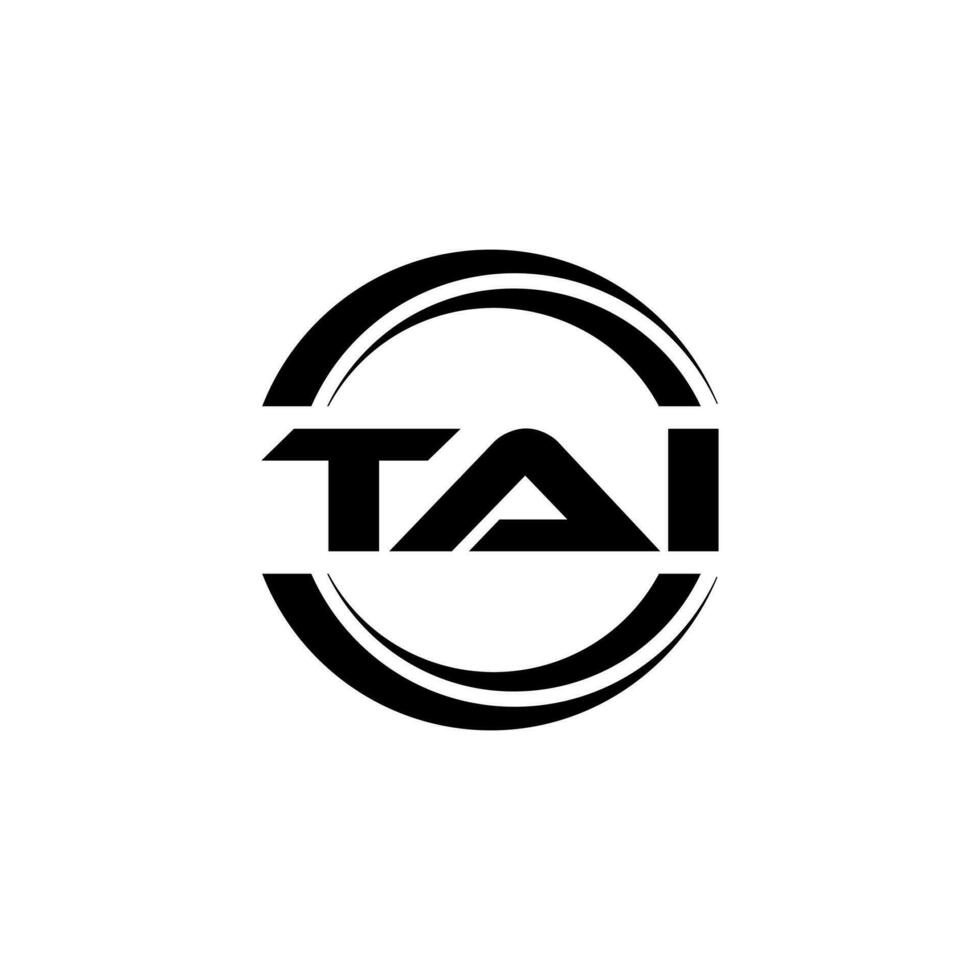 TAI Logo Design, Inspiration for a Unique Identity. Modern Elegance and Creative Design. Watermark Your Success with the Striking this Logo. vector