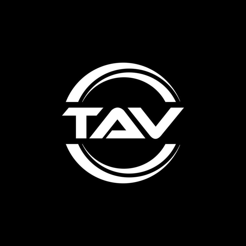 TAV Logo Design, Inspiration for a Unique Identity. Modern Elegance and Creative Design. Watermark Your Success with the Striking this Logo. vector
