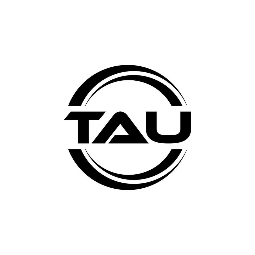 tau logo diseño, inspiración para un único identidad. moderno elegancia y creativo diseño. filigrana tu éxito con el sorprendentes esta logo. vector