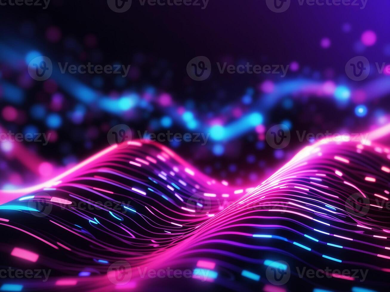 abstract malti color wavy background photo