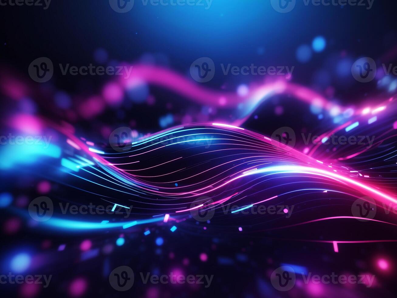 abstract malti color wavy background photo