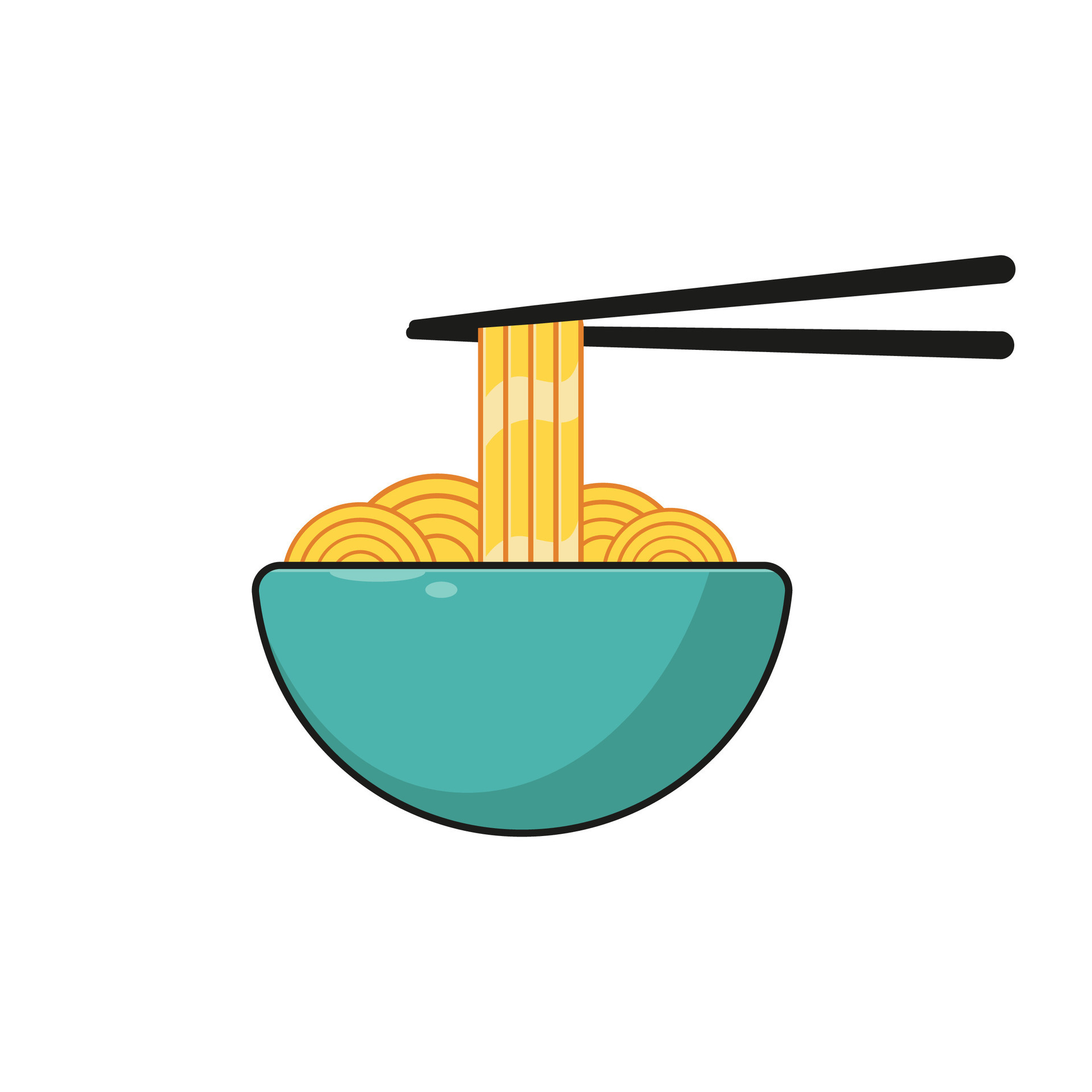 Delicious Ramen Noodles with Chopsticks Clipart Digital Download SVG P – Sniggle  Sloth