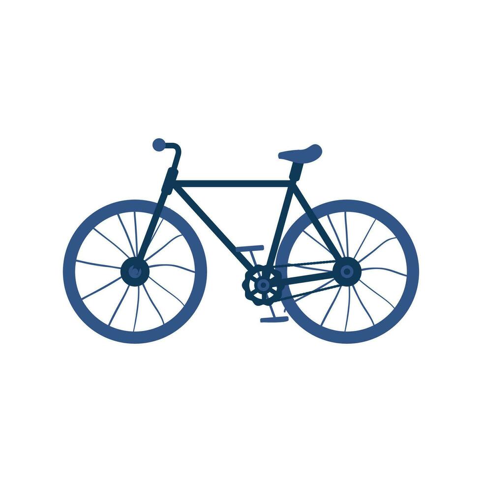 vector azul Deportes bicicleta vector ilustración