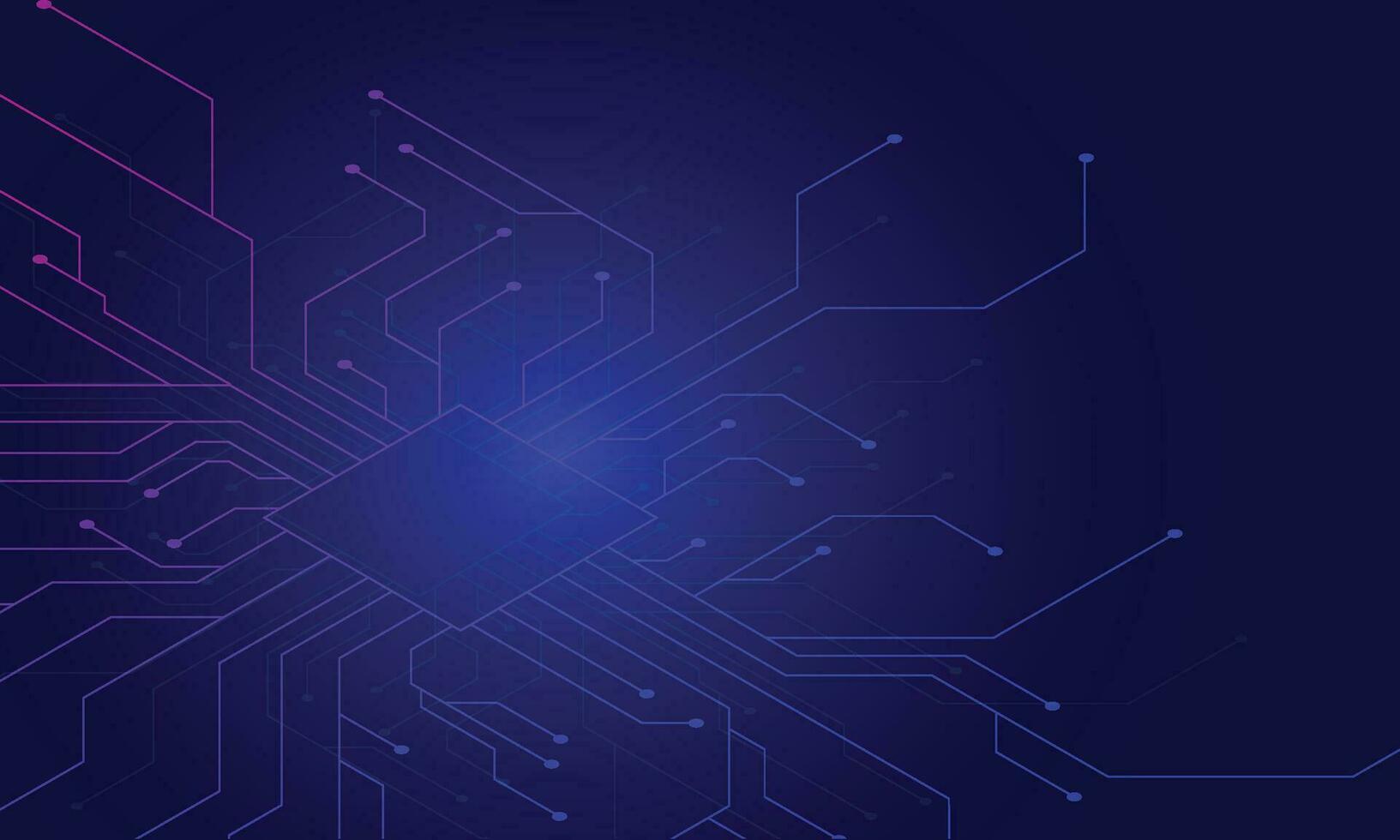 Vector gradient futuristic background with connection concept