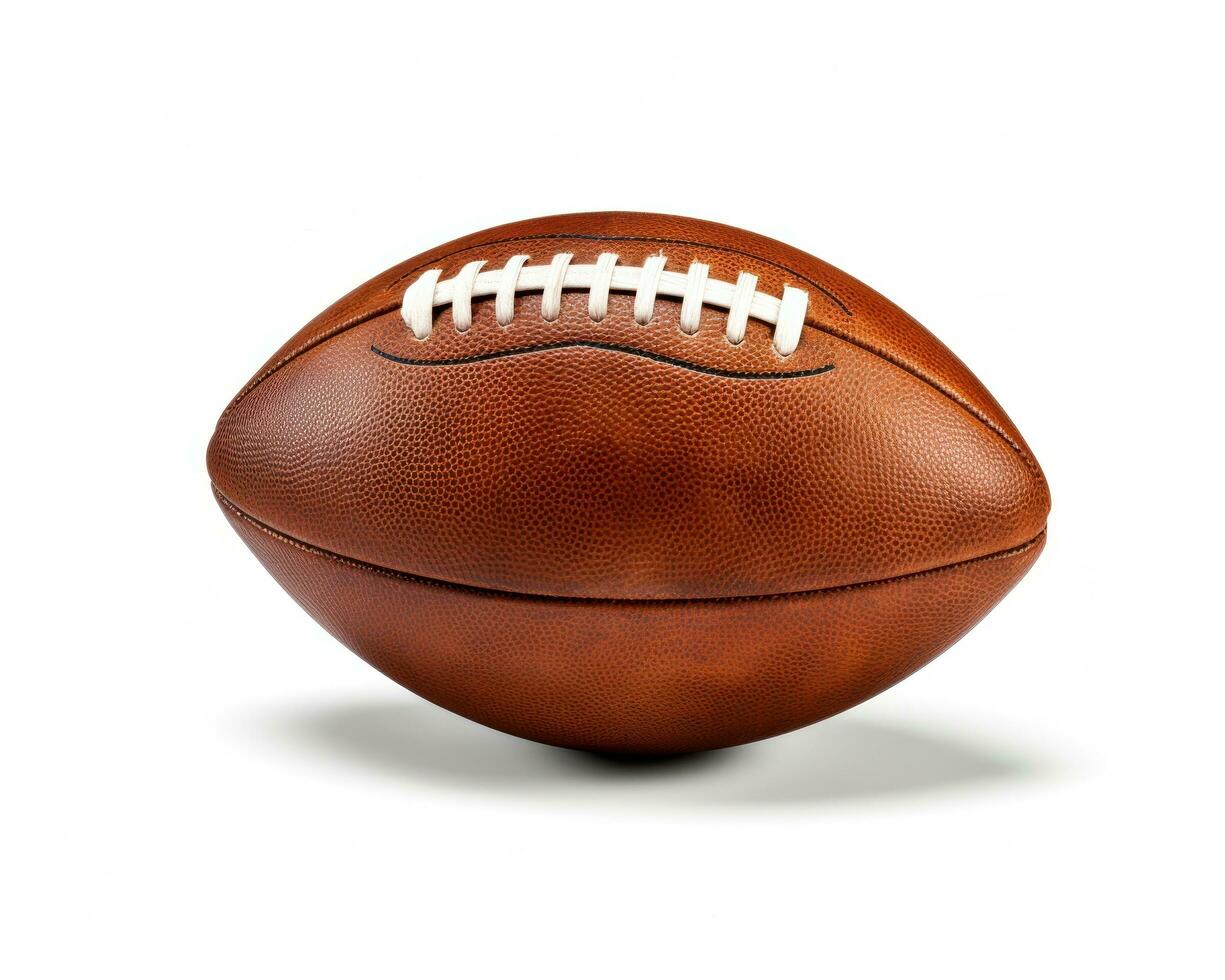 American football ball isolated photo