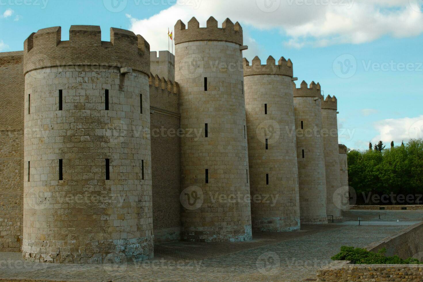 Aljaferia Palace in Zaragoza, Spain photo