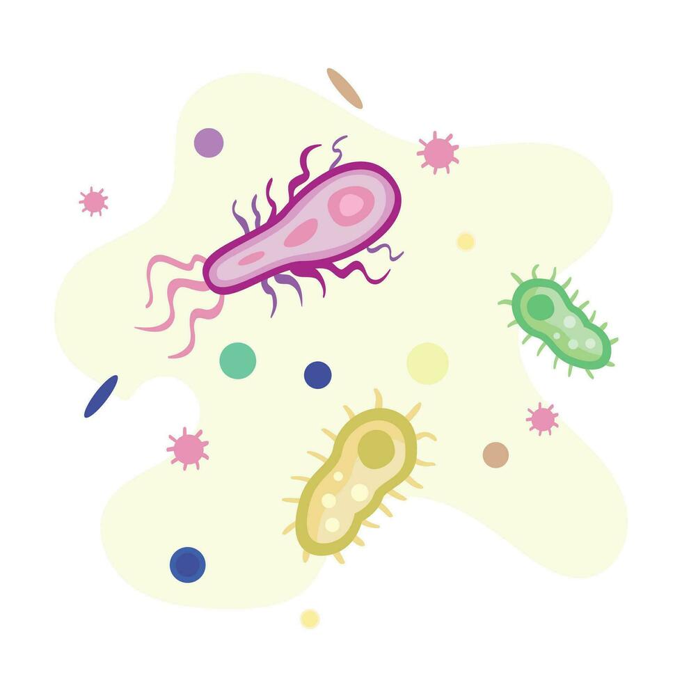 Vector virus concept illustration