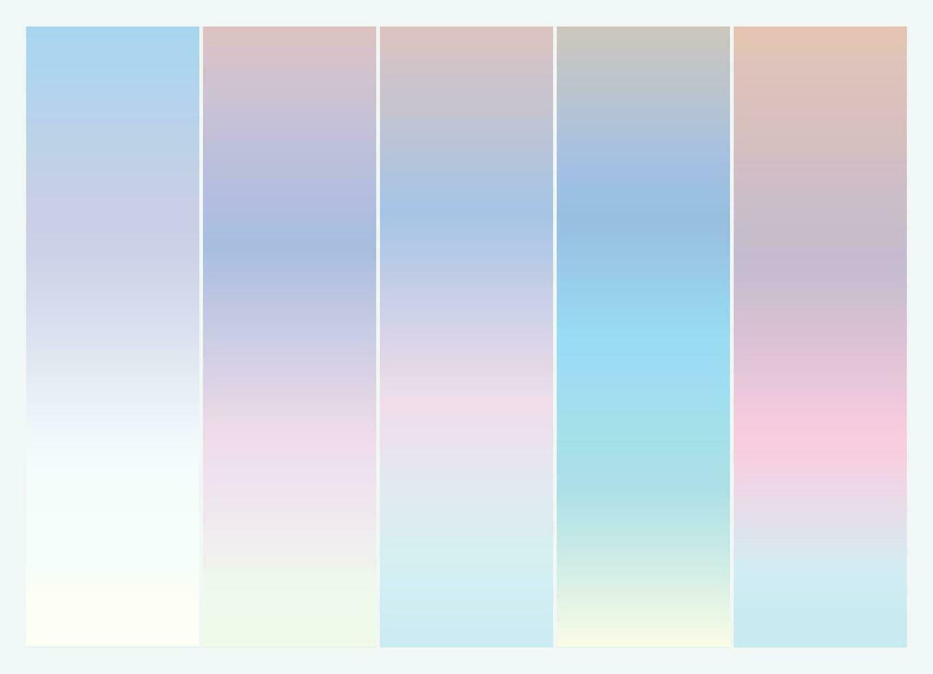 55 Vector colorful gradient collection