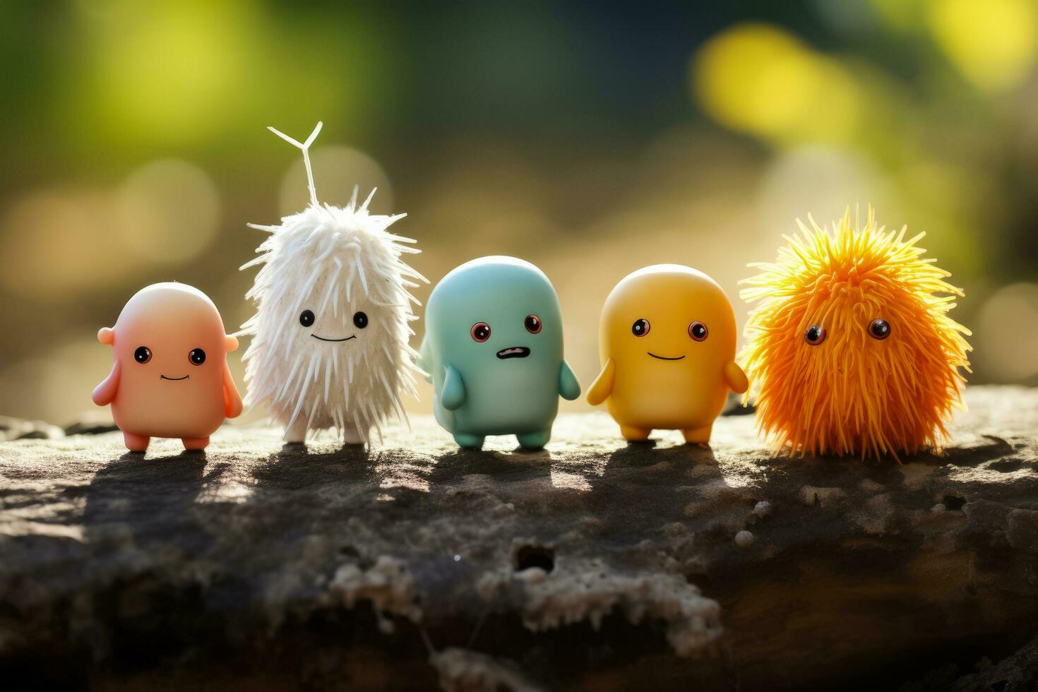 Cute microbe 3D photo