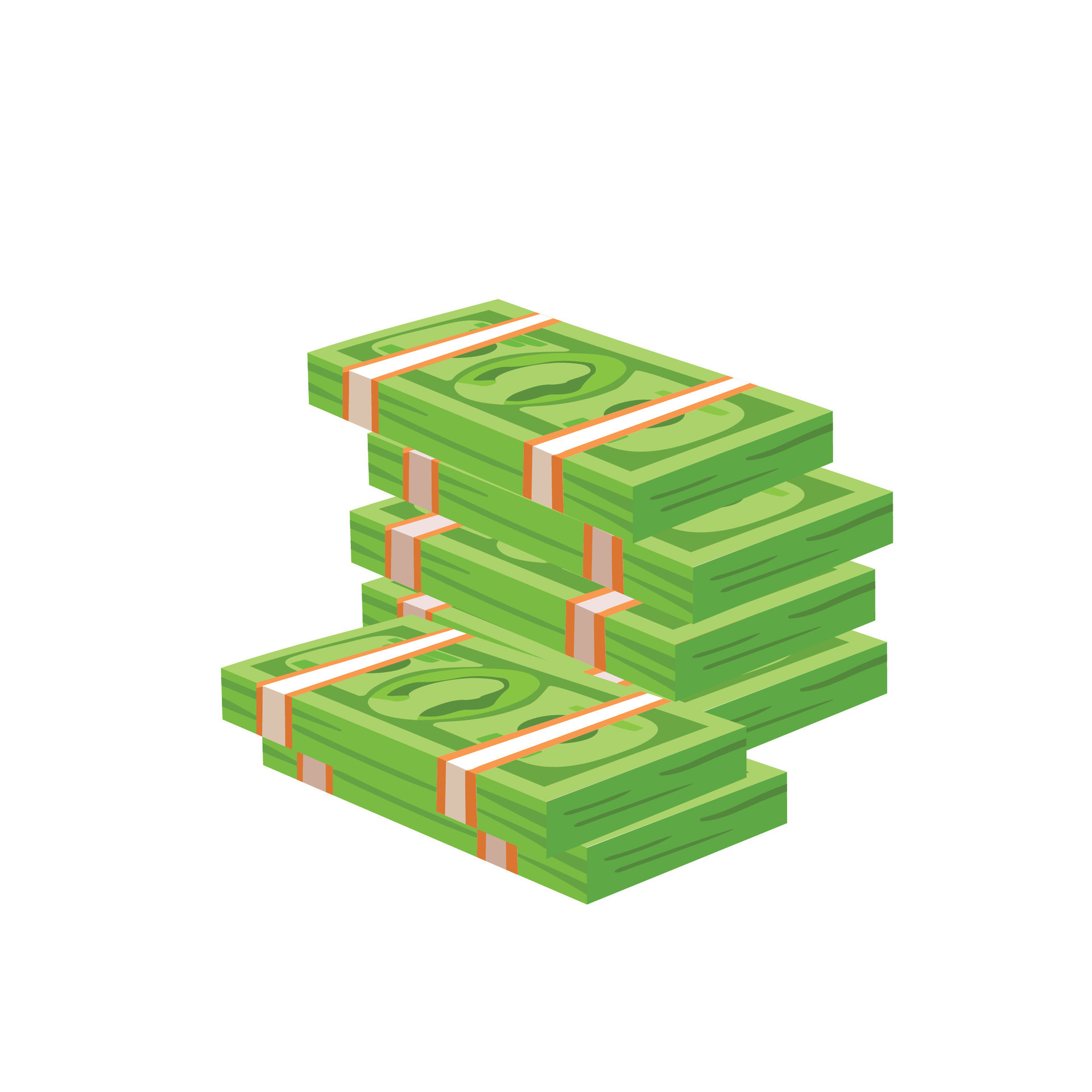 Vector many banknotes stack on top of each other 27613466 Vector Art at