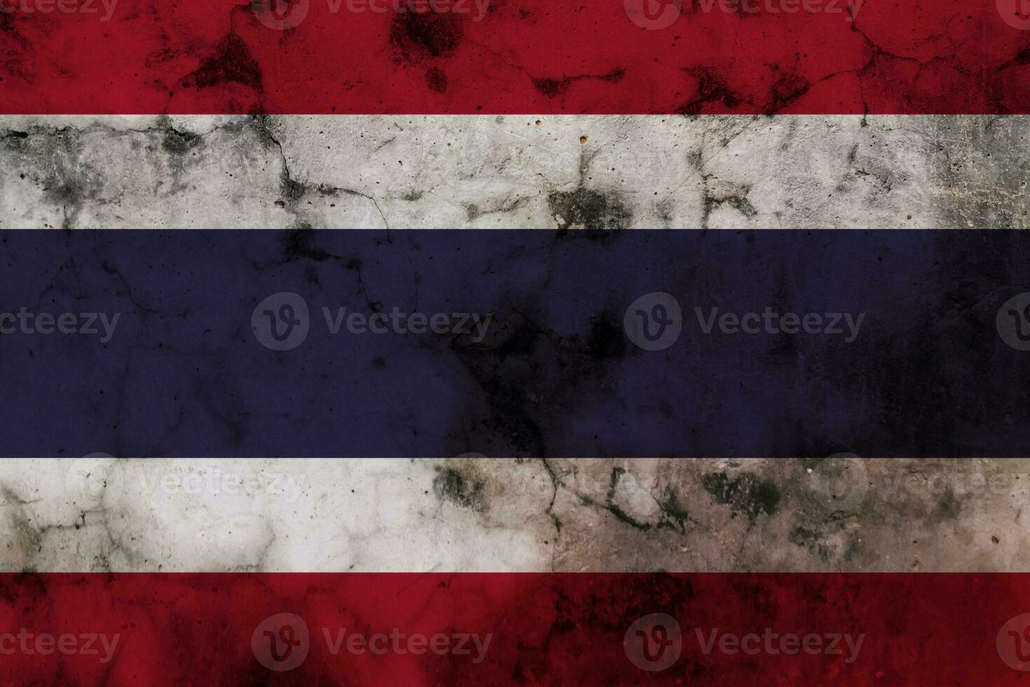 Old Thailand grunge background flag photo