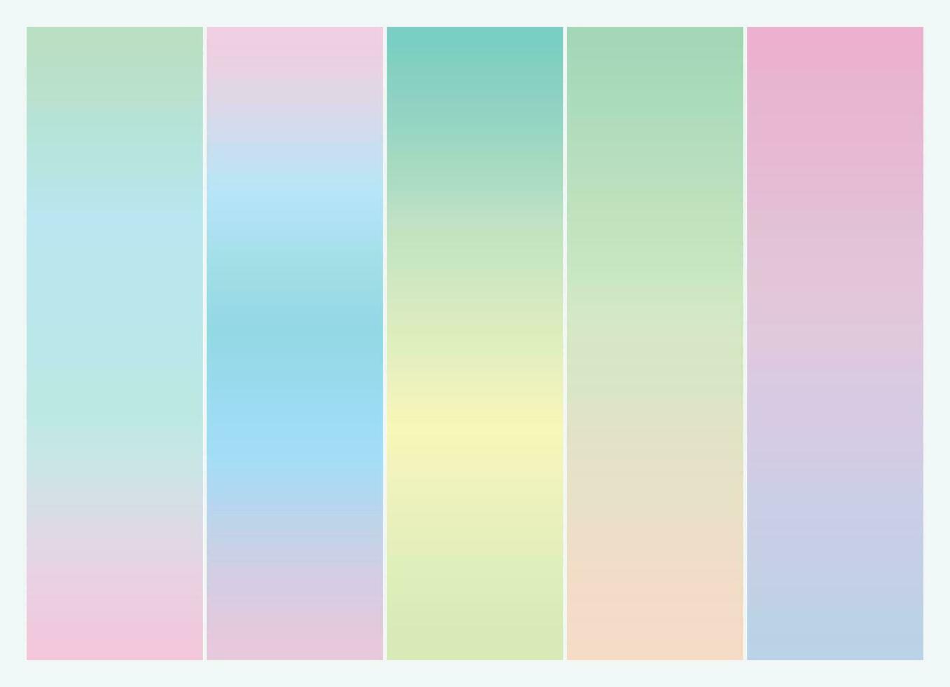 50 Vector colorful gradient collection