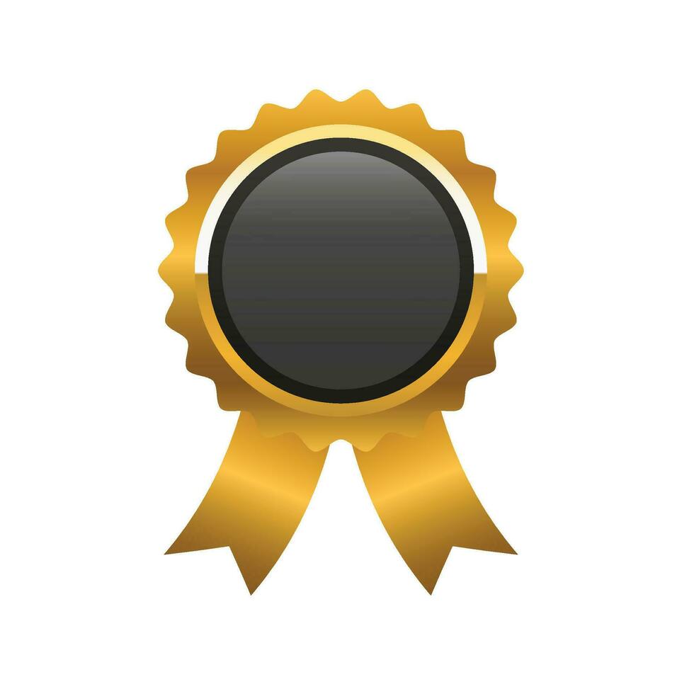 Vector award ribbon on white background