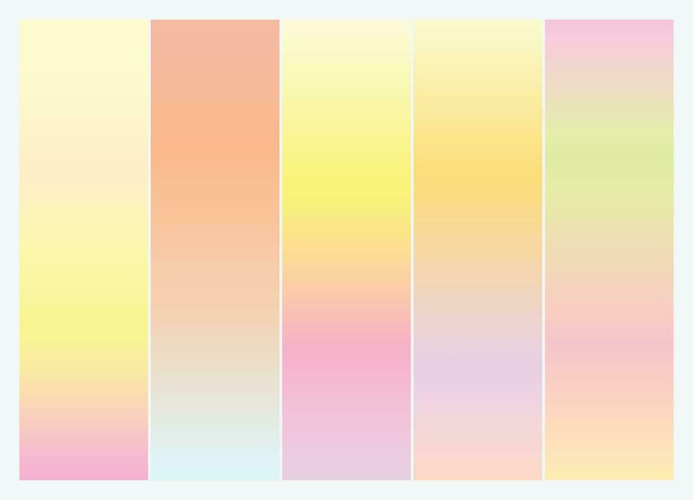 52 Vector colorful gradient collection