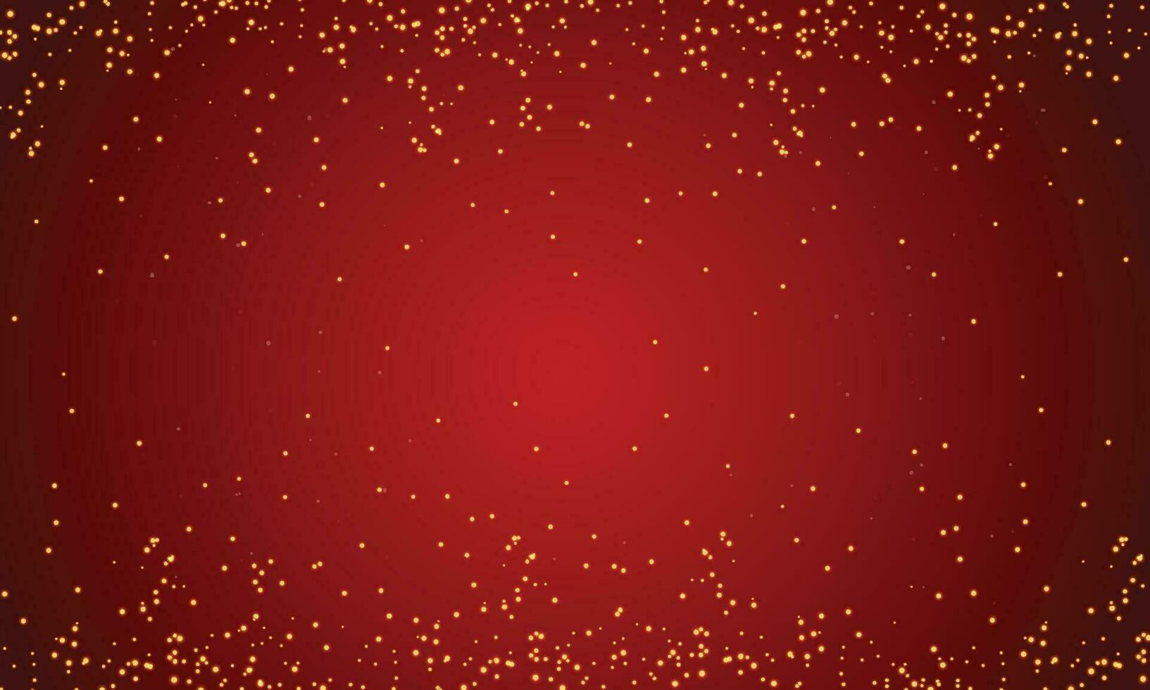 Vector red vector bokeh background